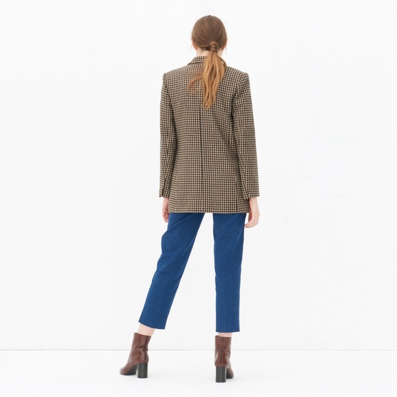 Sandro Lodger Houndstooth Wool-blend Jacket - Picture 5 of 10